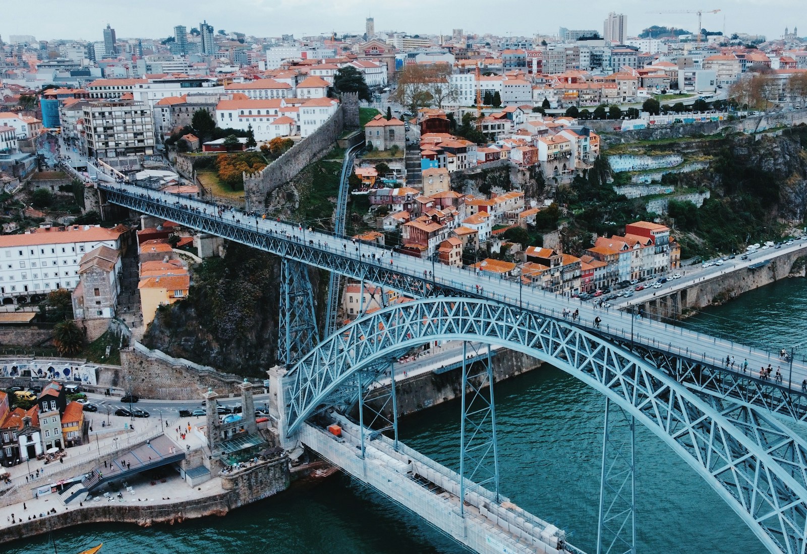 Vista da cidade do Porto e da Ponte Luís I
